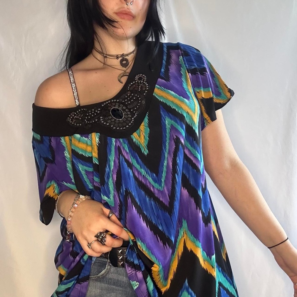 Y2K Beaded Blouse